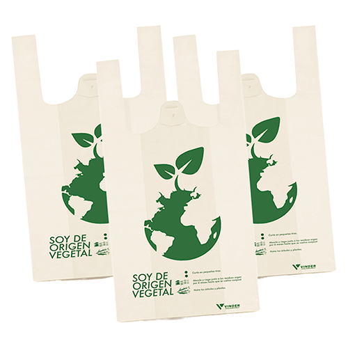 Pack Negocio Compostable - Pack 300 bolsas camiseta